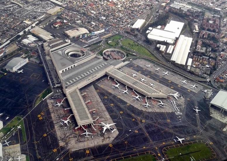 مسیرهای فرودگاه بنیتو خوارز (Benito Juárez) مکزیکوسیتی به مرکز شهر