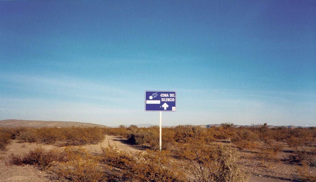 The Zone of Silence is in the desert of Chihuahua