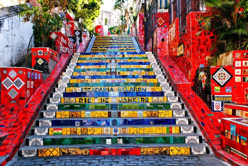 آشنایی با پله های سلارون در ریودوژانیرو