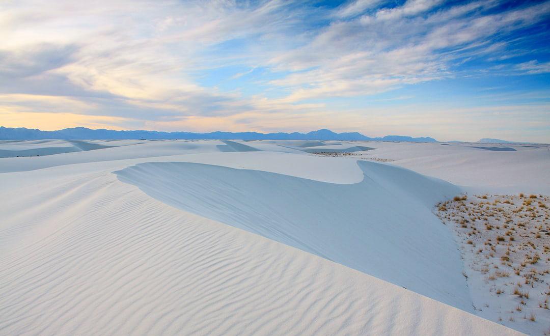 بیابان شن های سفید، آمریکا - بزرگترین بیابان گچی جهان